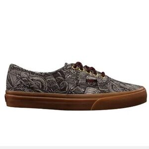 VANS x Zio Ziegler Authentic Art Classic Vans Lace Up Skater Shoes, M 7/W 8.5